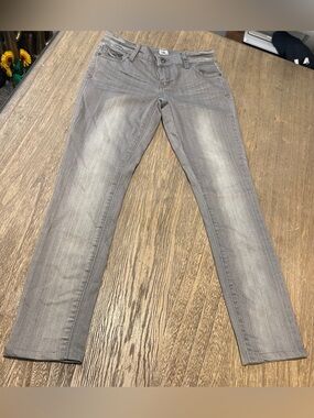 1st Kiss Women's Grey Skinny Jeans, Size 28